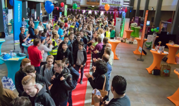 Een groep leerlingen tijdens het evenement VMBO On Stage.