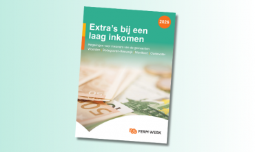 Voorkant van de brochure Extra's bij een laag inkomen 2026. 