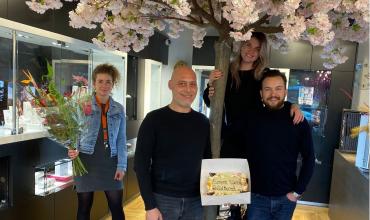Wael bij GoudGedaan in de winkel