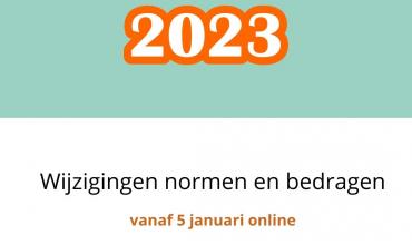 Wijzigingen met ingang van 1 januari 2023 5 januari online